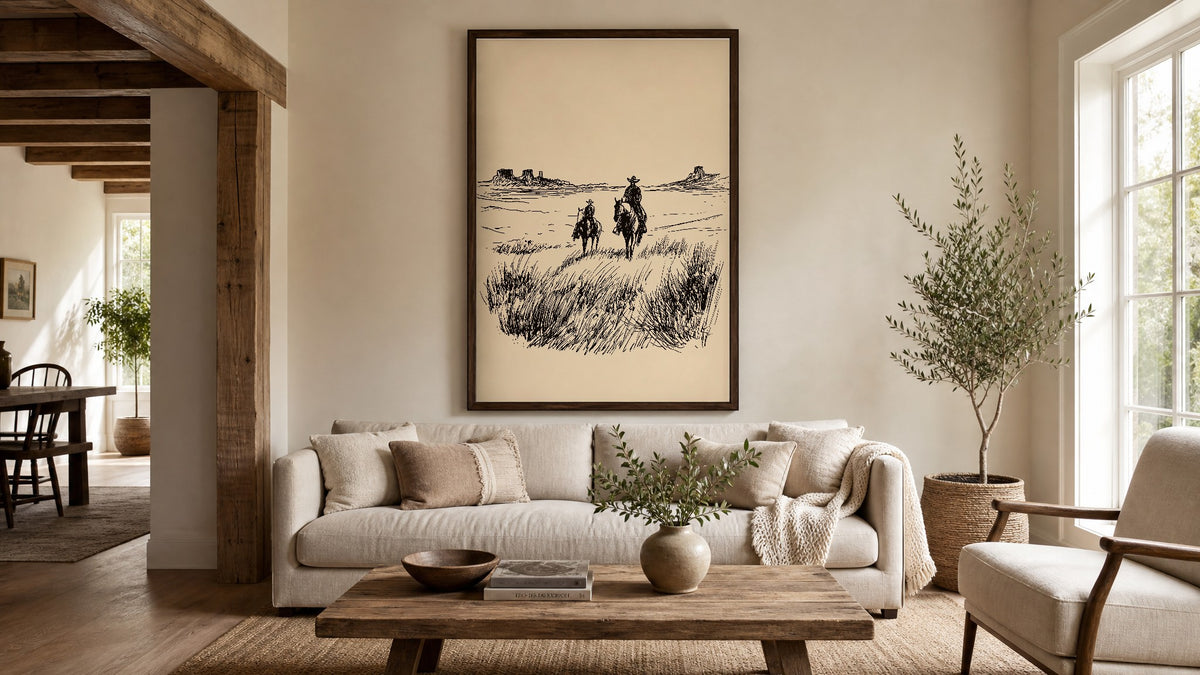 brown 3 framed