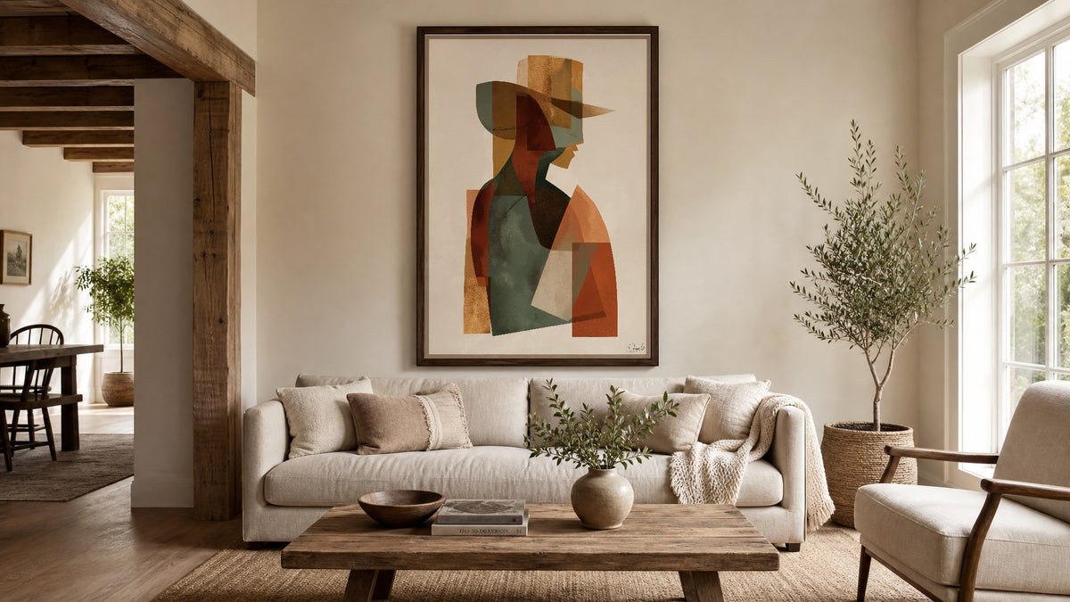 brown 3 framed