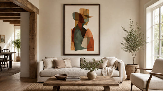 brown 3 framed