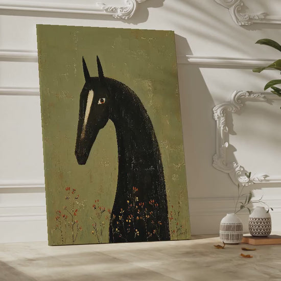 Black Horse Profile