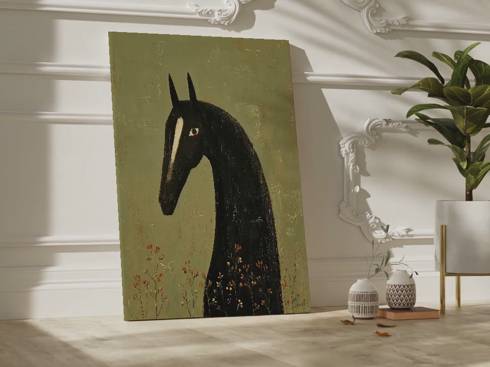 Black Horse Profile