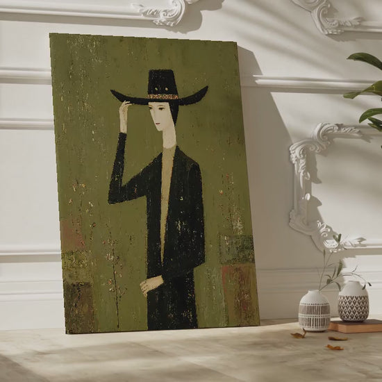 Hat-Wearing Woman