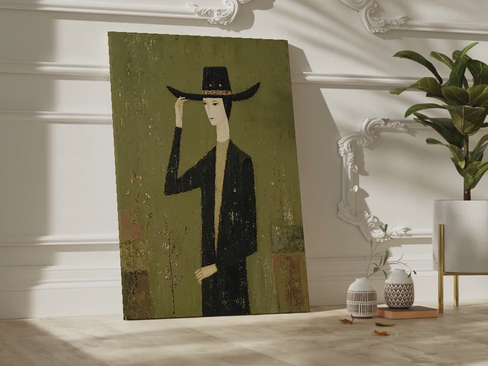 Hat-Wearing Woman