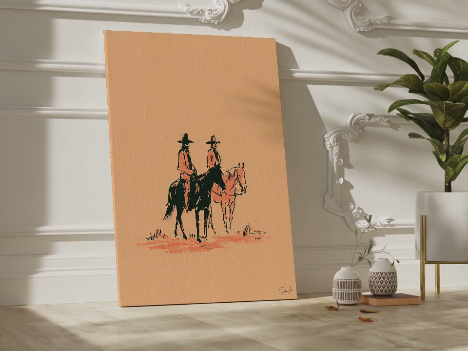 Cowboys On Horses