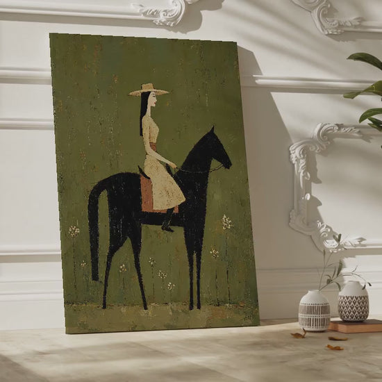 Woman On Horse