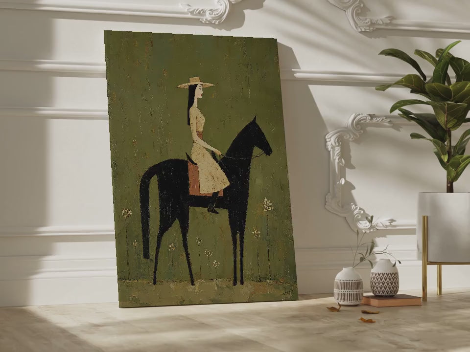 Woman On Horse